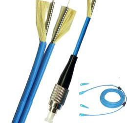 供應單/雙芯室內鎧裝光纜 北京廠家直銷，打造可靠布線解決方案